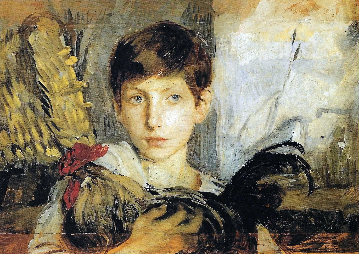  66-Ettore Tito-Gigetto con il gallo-1917-18 